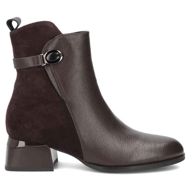 Leather ankle boots Filippo DBT8046/26 D BR brown