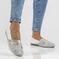 Skórzane półbuty Filippo DP031/22 WH BL białe