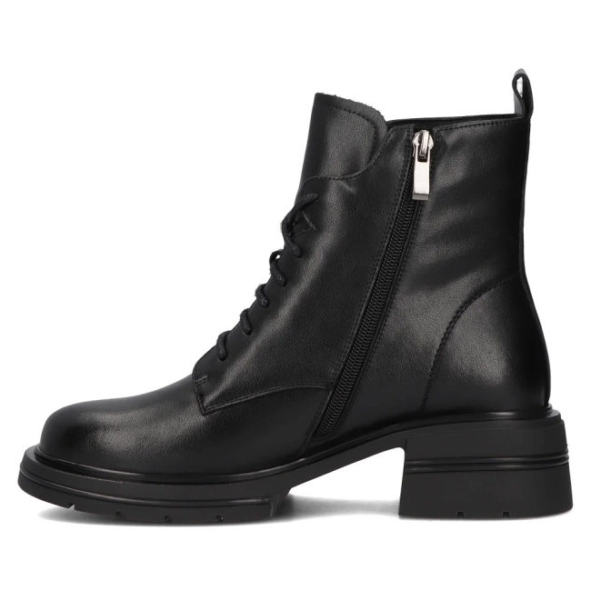 Leather ankle boots Filippo DBT6331/24 BK black
