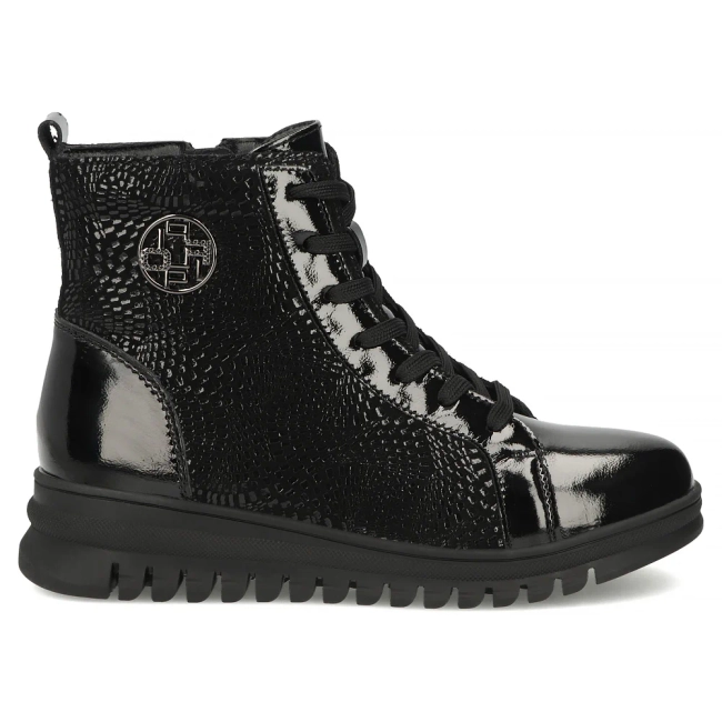 Leather ankle boots Filippo DBT8073/26 BK L black