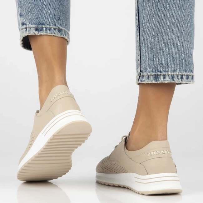 Leather shoes Filippo DP6022/25 BE beige