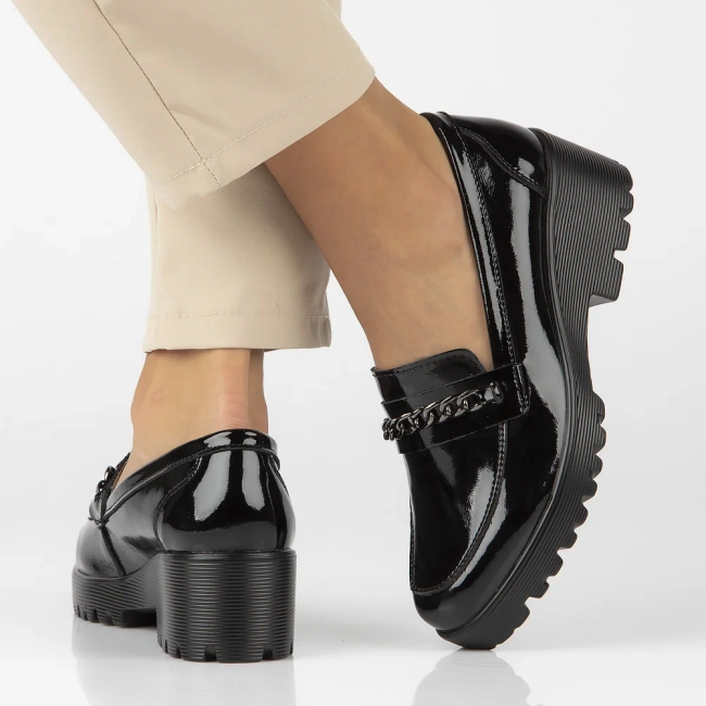 Leather shoes Filippo DP4139/24 BK black