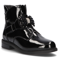 Leather ankle boots Filippo DBT3193/21 BK black