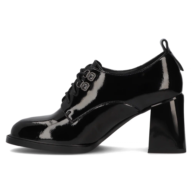 Leather shoes Filippo DP6315/24 BK black