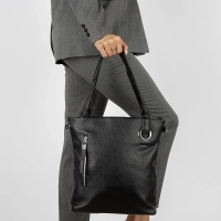 Czarna torebka shopper allure