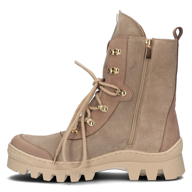 Leather boots Filippo 577 beige
