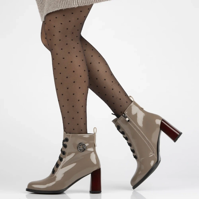 Leather ankle boots Filippo DBT6314/24 TP taupe