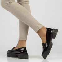 Leather shoes Filippo DP3712/22 BK black