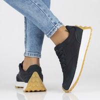 Skórzane Sneakersy Filippo DP3748/22 NV granatowe