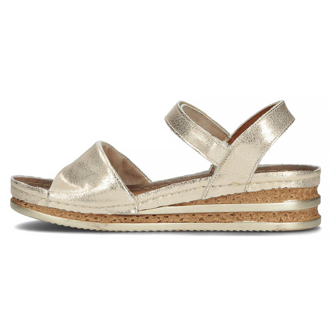 Leather sandals Filippo 50096 gold