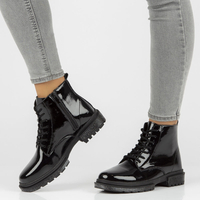 Skórzane botki Filippo DBT3184/21 BK czarne