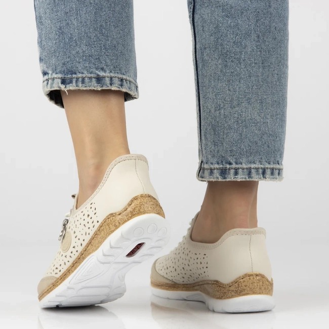 Rieker shoes N42V3-60 beige