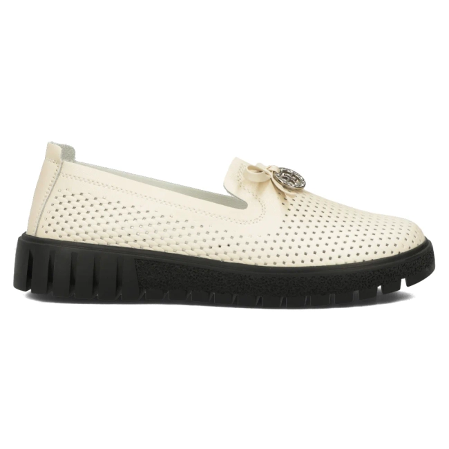 Leather shoes FilippoDP6057/24 BE beige