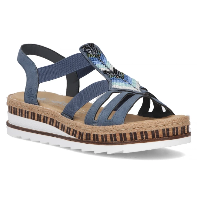 Sandals Rieker V7909-12 blue