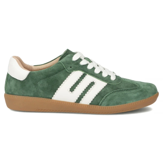 Skórzane sneakersy Filippo DP7492/25 GE zielone