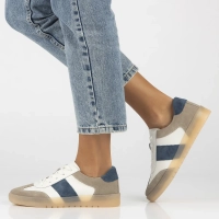 Leather sneakers Filippo DP6770/25 WH BE white beige