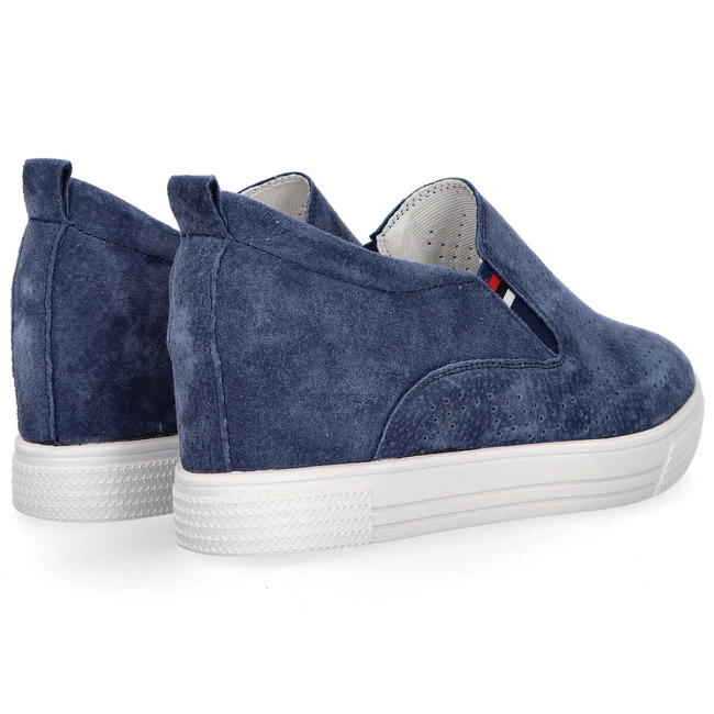 Leather shoes Filippo DP1356/20 NV navy blue