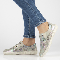 Leather shoes Noran's Wacky Gris