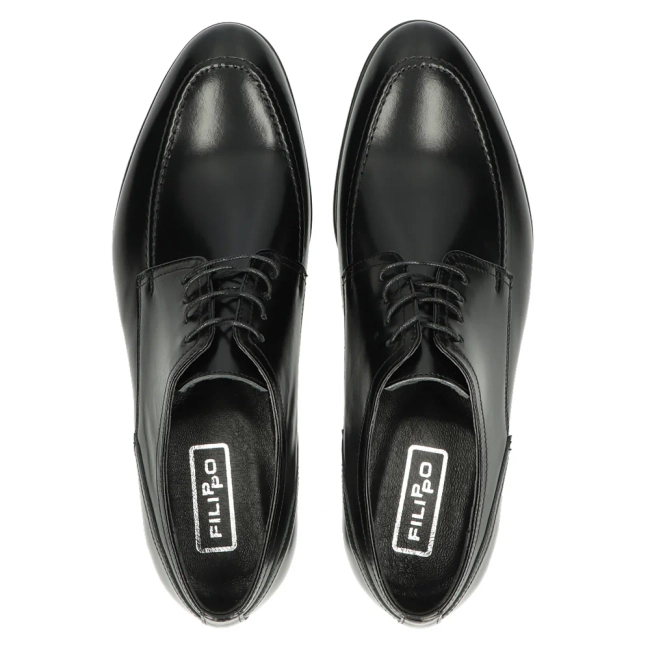 Leather shoes Filippo F-7221-136 black