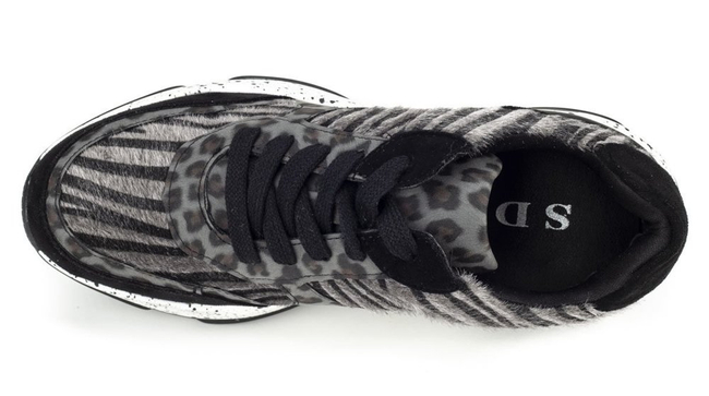 Sneakersy SDS 8027-SP czarne