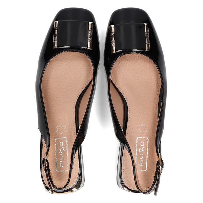Heeled pumps FILIPPO DP2086/21 BK black