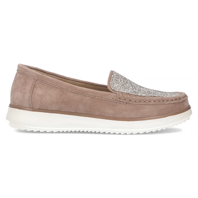 Leather loafers Filippo DP6759/25 BE beige