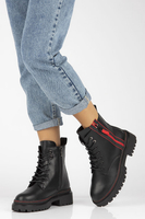 Leather boots Filippo DBT3966/22 BK black