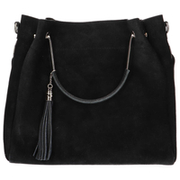 Handbag Filippo leather 1925 suede BLACK