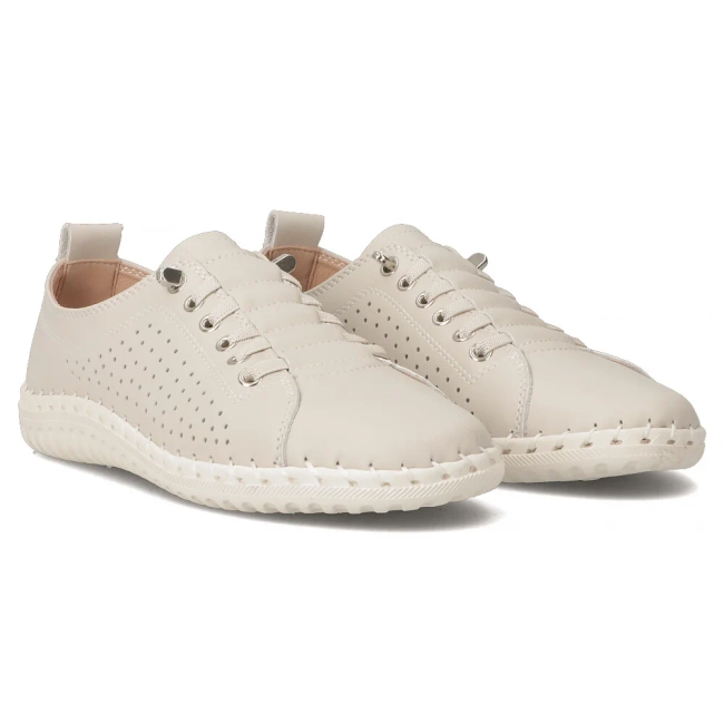 Leather shoes Filippo DP6735/25 BE beige