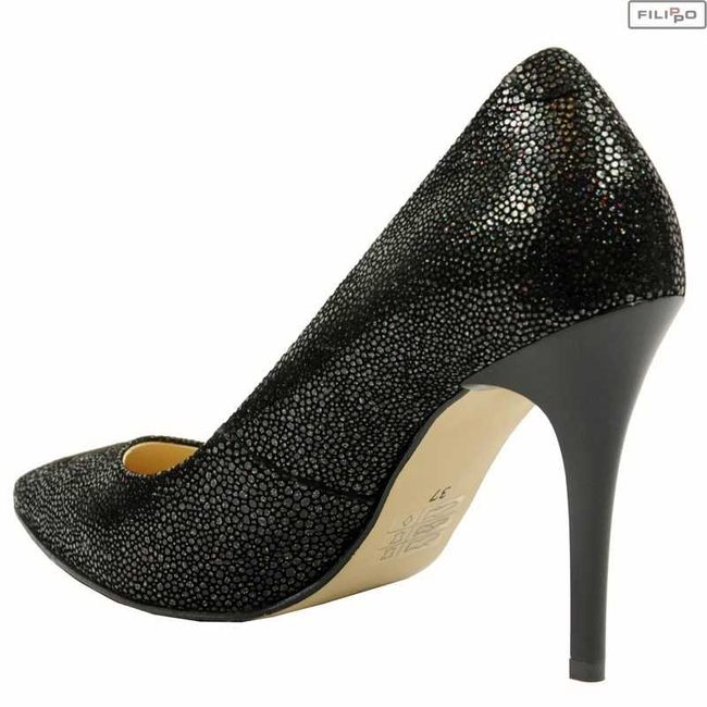 Czółenka EKSBUT 16-4023-f68-1g czarne lico 8021961