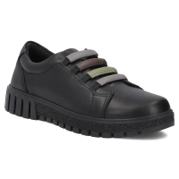 Skórzane półbuty Filippo DP8117/26 BK czarne