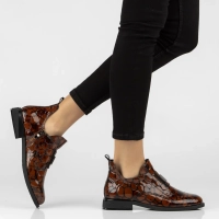 Leather ankle boots Filippo DBT7974/26 BR brown