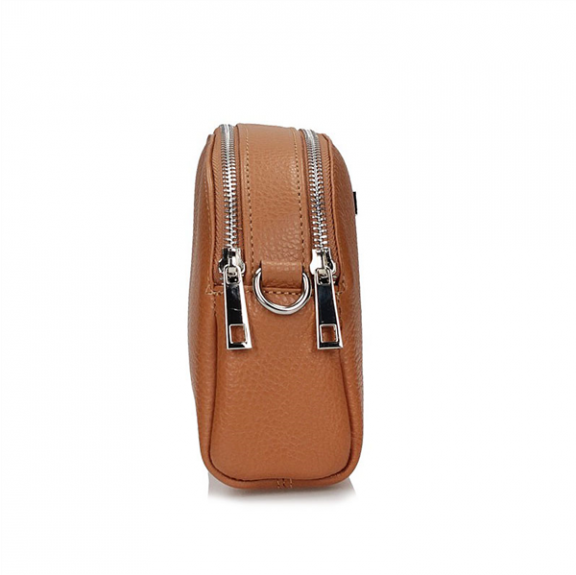 Handbag Toscanio Leather Messenger Bag A283 red