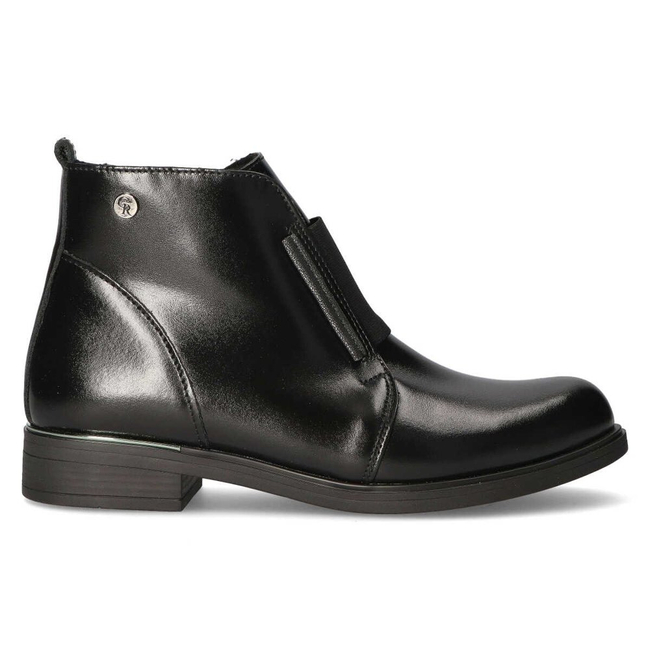 Leather boots Filippo 103/S black face