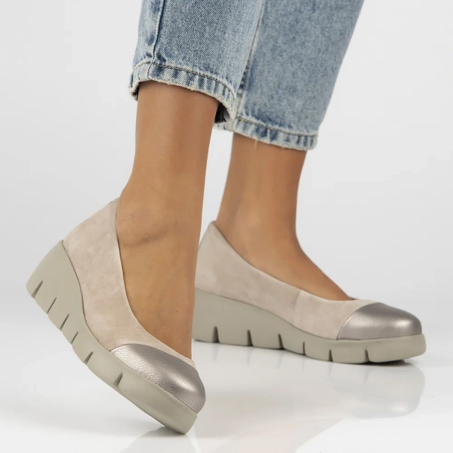 Leather shoes Filippo DP6758/25 BE beige