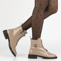 Leather ankle boots Filippo DBT7315/25 BE beige