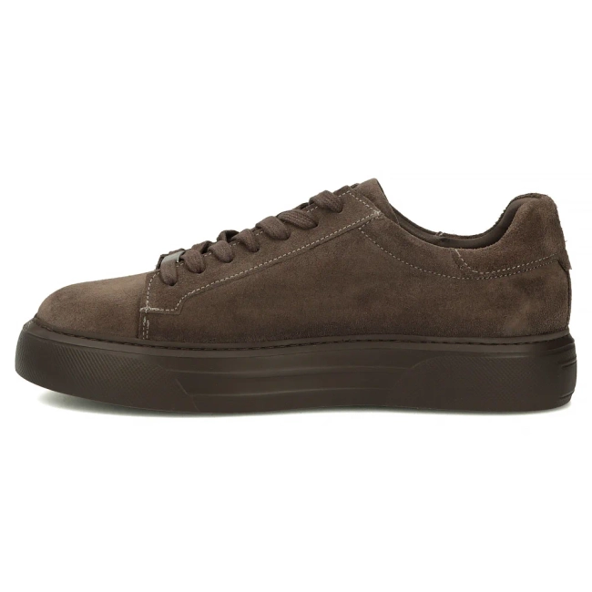Skórzane sneakersy Filippo MP8277/26 TP taupe