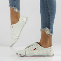 Leather shoes Filippo DP009/23 WH white