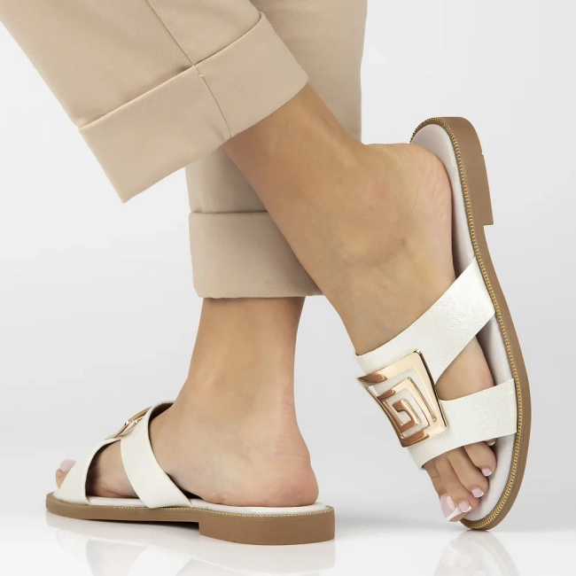 Slippers Filippo DK3703/25 WH white