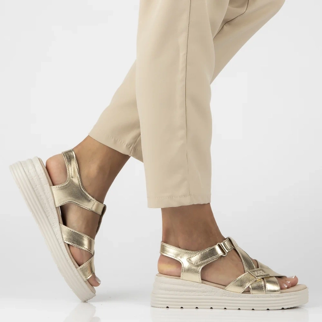 Leather sandals Filippo DS6709/25 GO gold