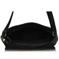 Handbag Toscanio Leather Messenger Bag C108 black