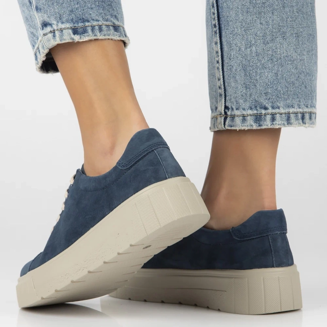 Leather shoes Filippo DP6454/24 BL blue