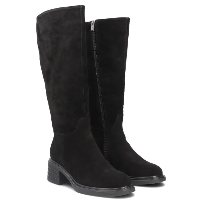 Leather boots Filippo DKZ8002/26 BK black
