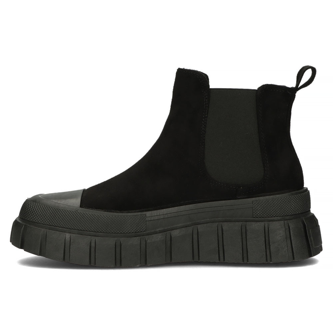 Botki na platformie Filippo DBT4240/22 BK czarne