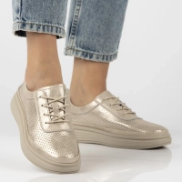 Leather shoes Filippo DP6753/25 GO gold