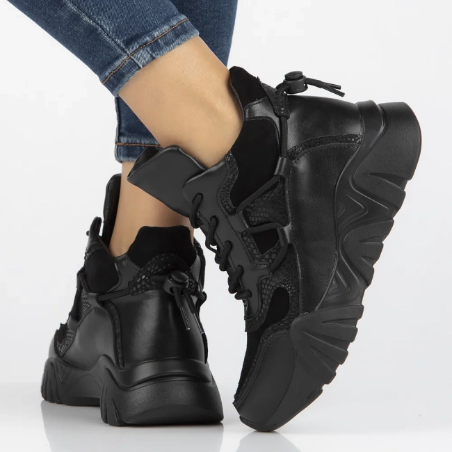 Leather ankle boots Filippo DBT6367/24 BK black