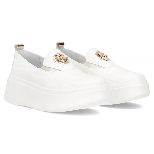 Leather shoes Filippo DP6794/25 WH white