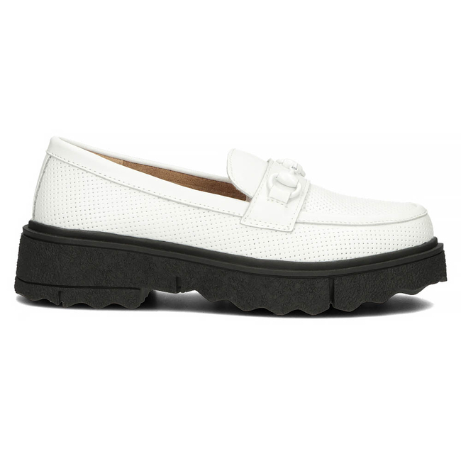 Leather shoes Filippo DP4196/22 WH white