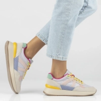 Skórzane sneakersy Filippo DP7775/26 PI YL wielokolorowe
