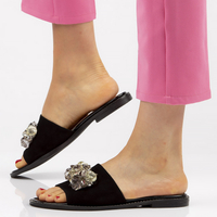 Leather flip-flops Filippo 177 black